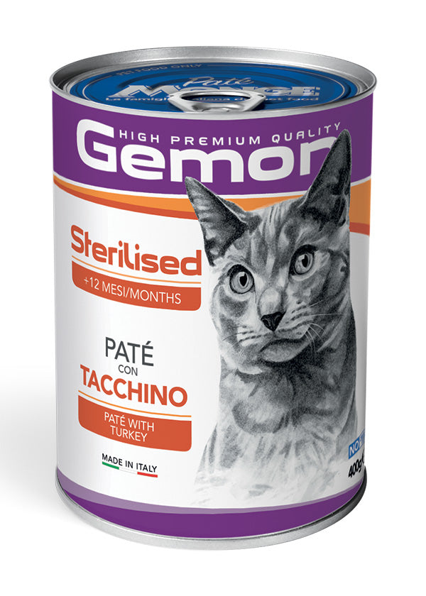 Gemon Sterilised Paté con Tacchino 400 g Gemon Sterilised Paté con Tacchino 400 g